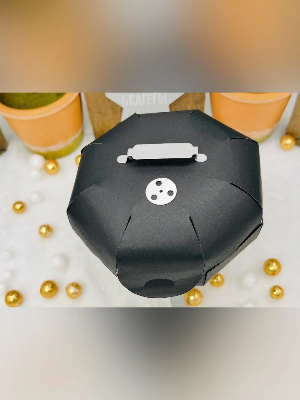 Father’s Day Grill Party Favor Box - black